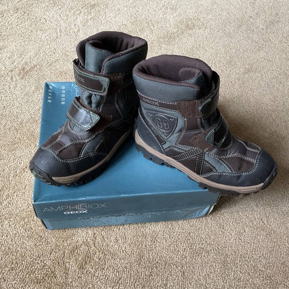 GEOX HIMALAYA  ABX boy’s waterproof boots size 2 - Picture 1 of 9